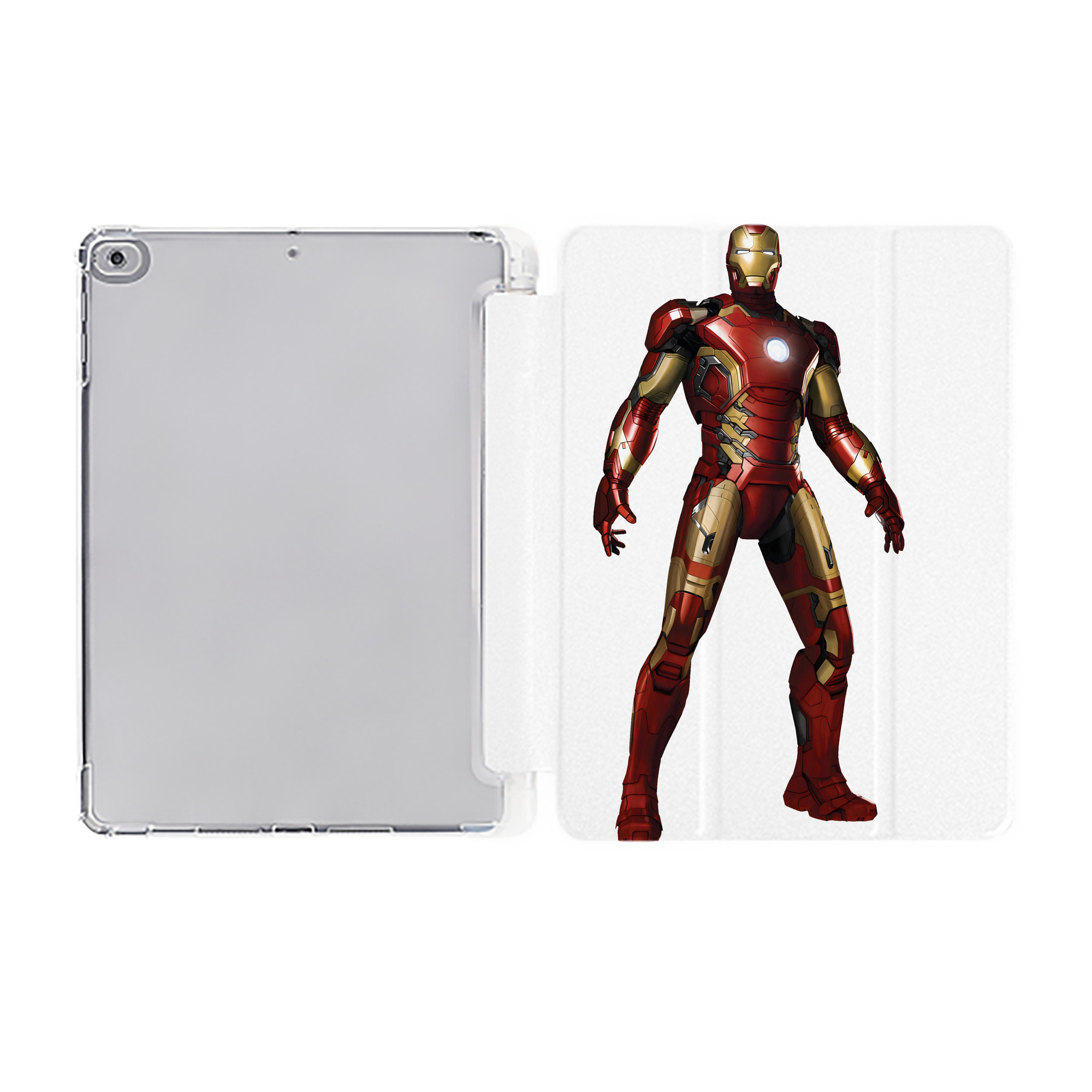 （画像用） アベンジャーズ The Avengers IPad ケース ペン収納付き 三つ折りスタンド PUレザー×シリコン 対応機種9.5/10.5/10.9インチ